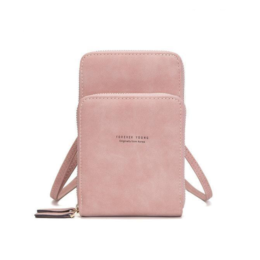 Triple Secure Leather Phone Purse: Elegance Meets Practicality