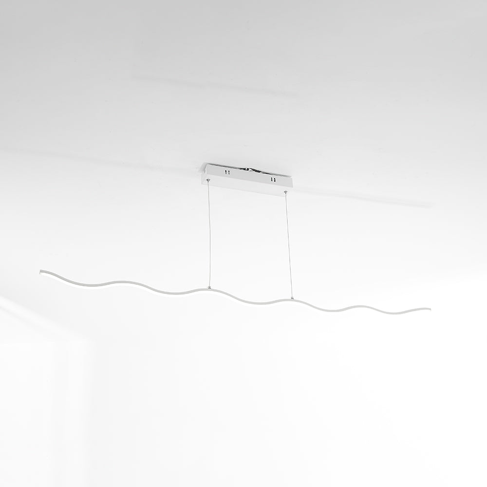 LouiseGlow - Modern LED hanging lamp in black and white