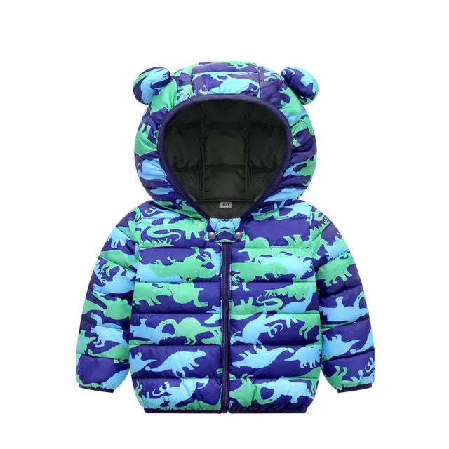 Mini Fashion™ - Thin bubble jacket with hood - Warm in the transitional periods