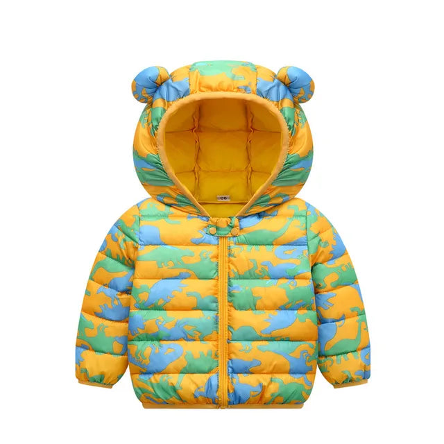 Mini Fashion™ - Thin bubble jacket with hood - Warm in the transitional periods