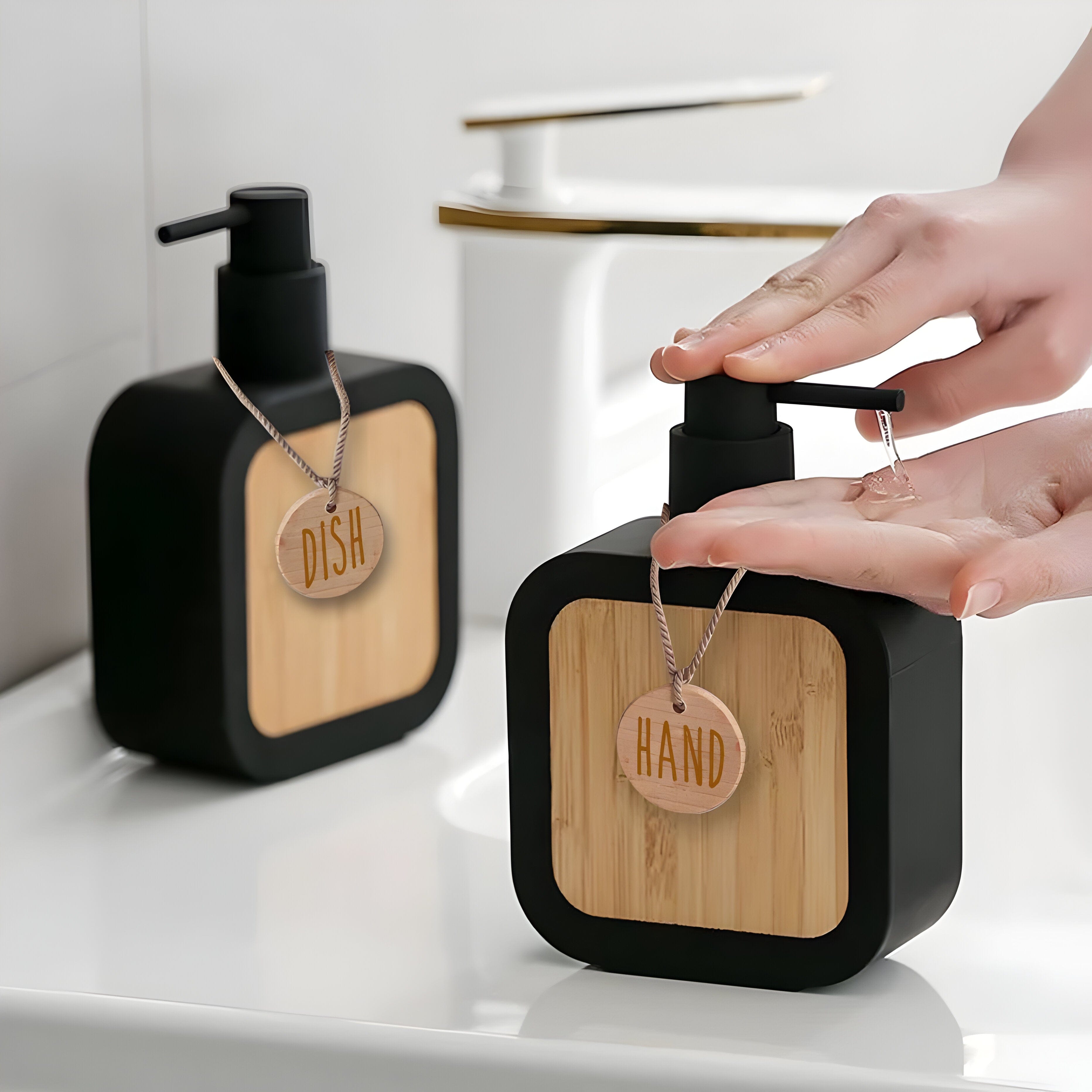 Bambu Design Handtvål Dispenser