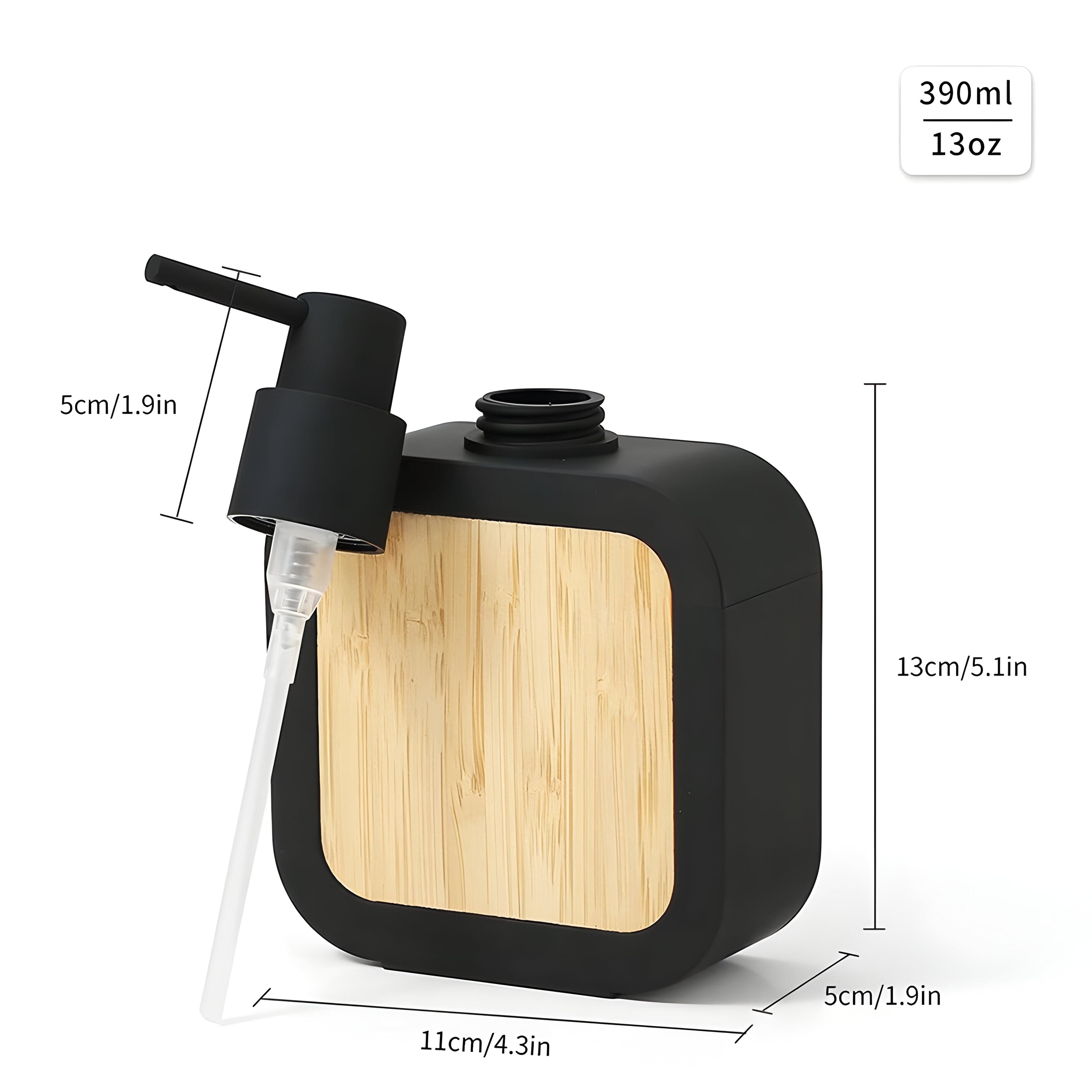 Bamboo Design Hand Soap Dispenser