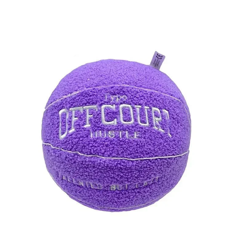 Oreiller en peluche de basket-ball – Doux et moelleux – Enfants et adultes – Cadeau d'anniversaire