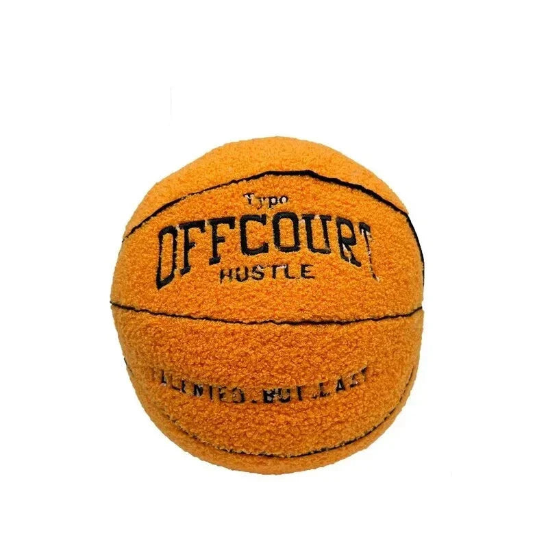 Oreiller en peluche de basket-ball – Doux et moelleux – Enfants et adultes – Cadeau d'anniversaire