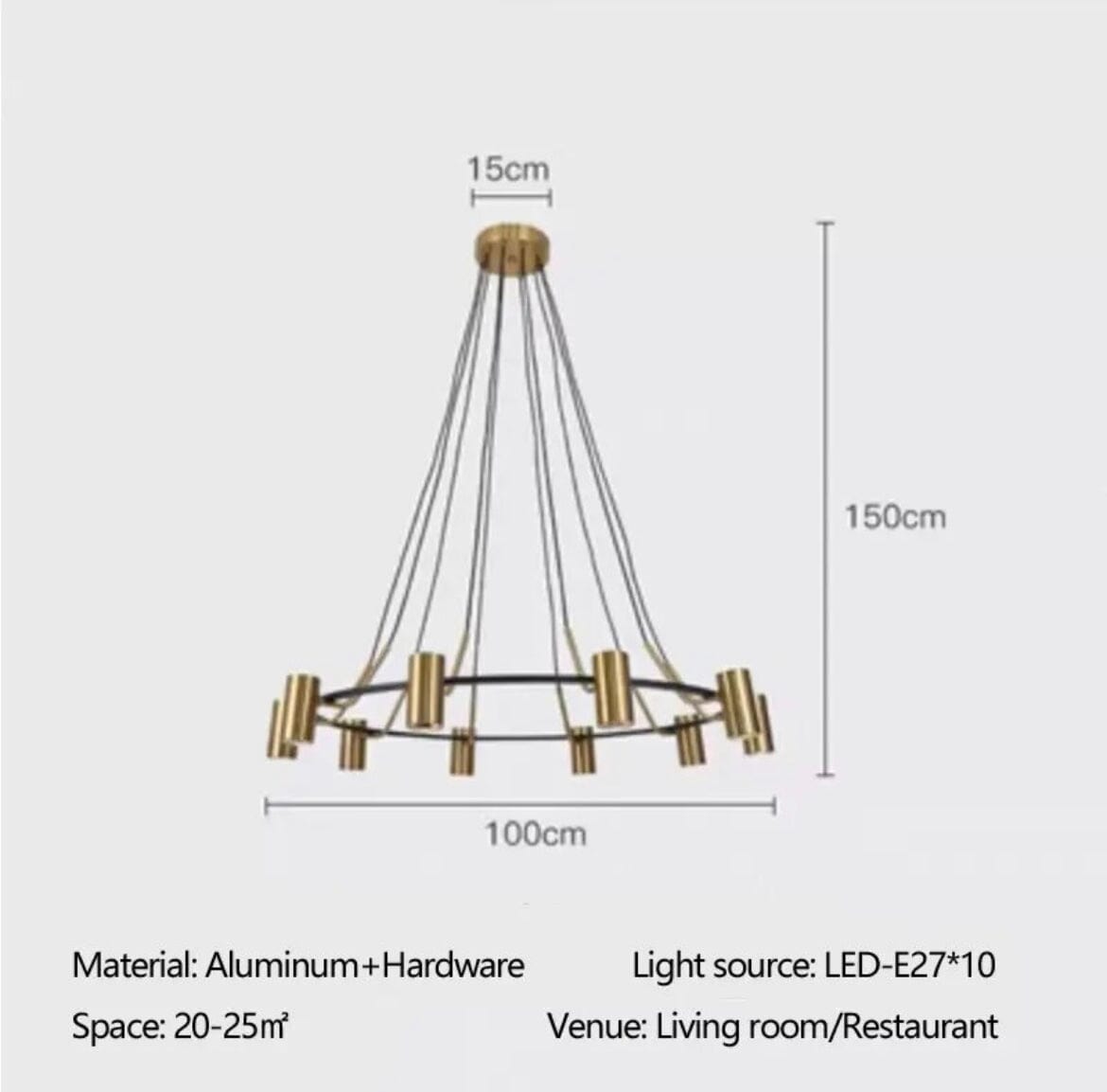 Lampadario Bernard