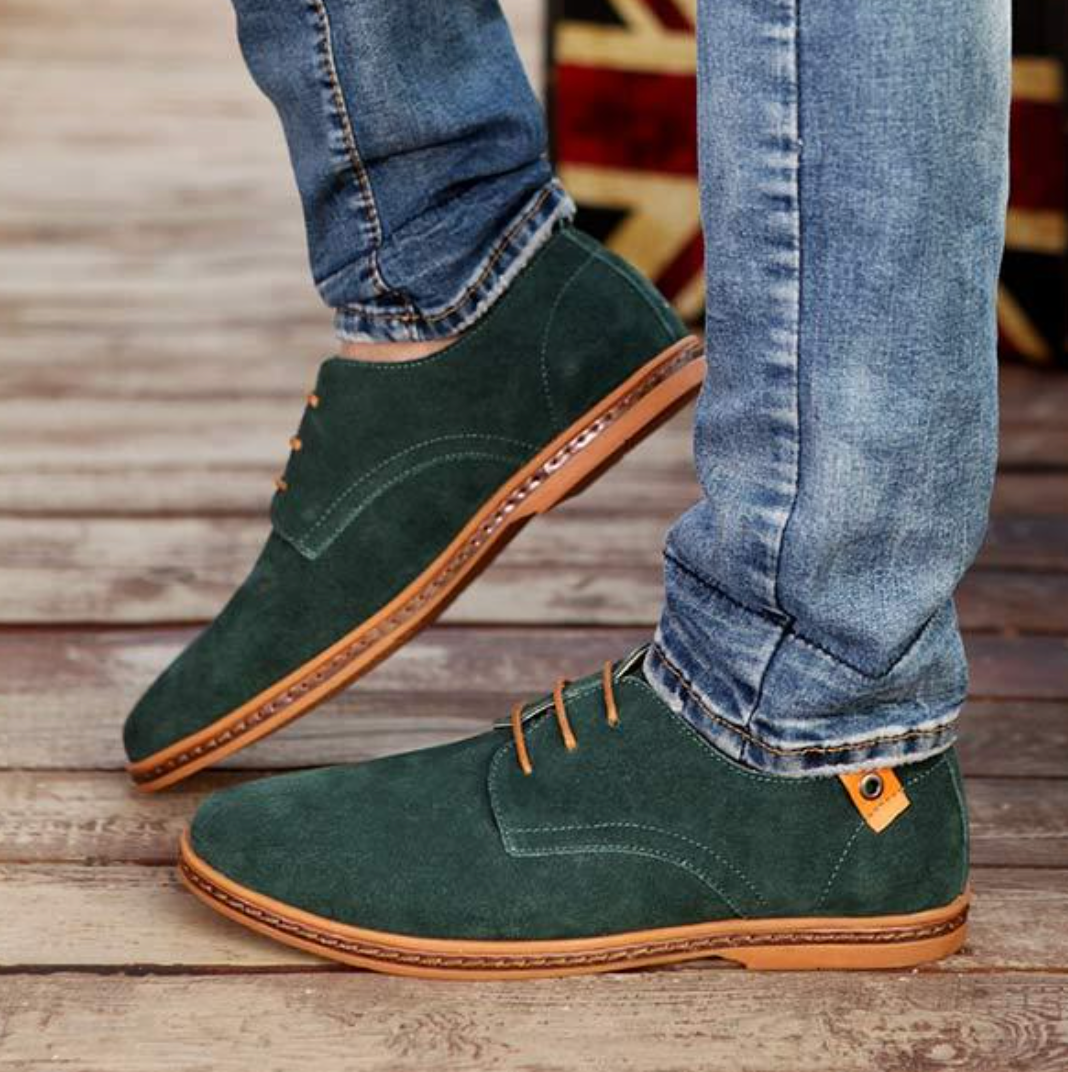 Bernard - Sapatos de camurça elegantes para homens