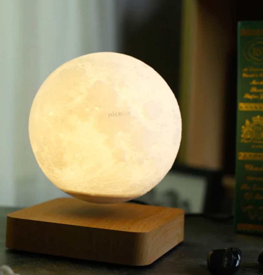 Magic Moon Lampe – schwebende LED-Lampe mit warmer Umgebungsbeleuchtung, perfekt für die Inneneinrichtung