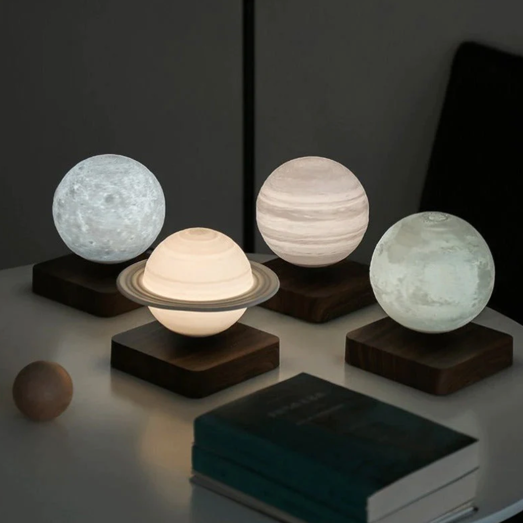 Magic Moon Lamp – Lampada LED galleggiante con calda illuminazione ambientale, perfetta per l'arredamento della casa