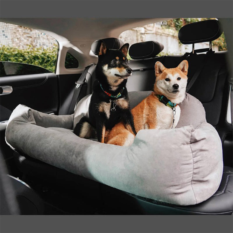 Comfort Car Bed Superior Safety for Medium-Large Dogs