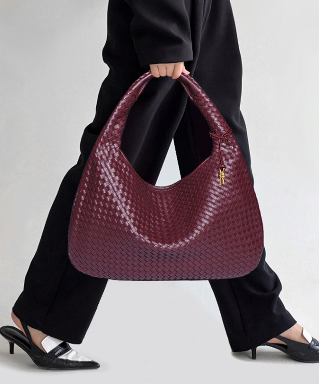 Giorgio Serafini | Borsa Hobo Rosso Ciliegia