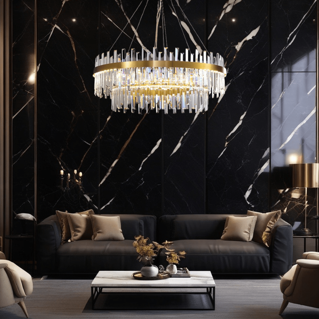 Chandelier en cristal Orion