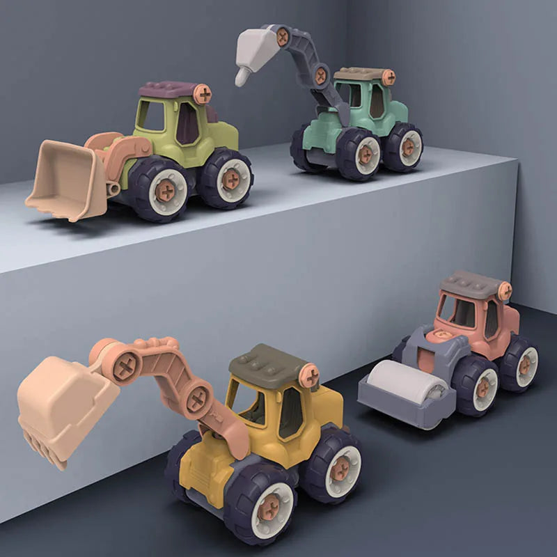 Building Masters Mini Engineering Vehicle Set™ - Mini construction vehicles