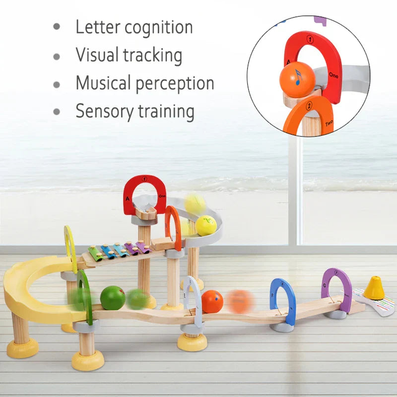 Music Marble Track™ - Montessori-melodier - Sanseleker