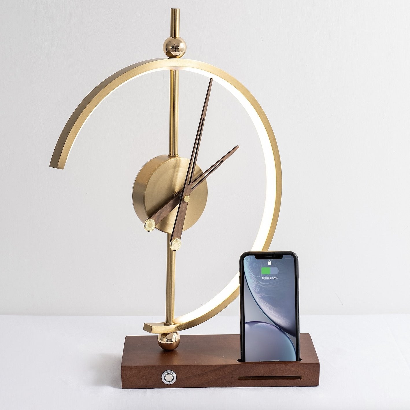 NagoyaLight™ | Lampe horloge de luxe avec chargeur