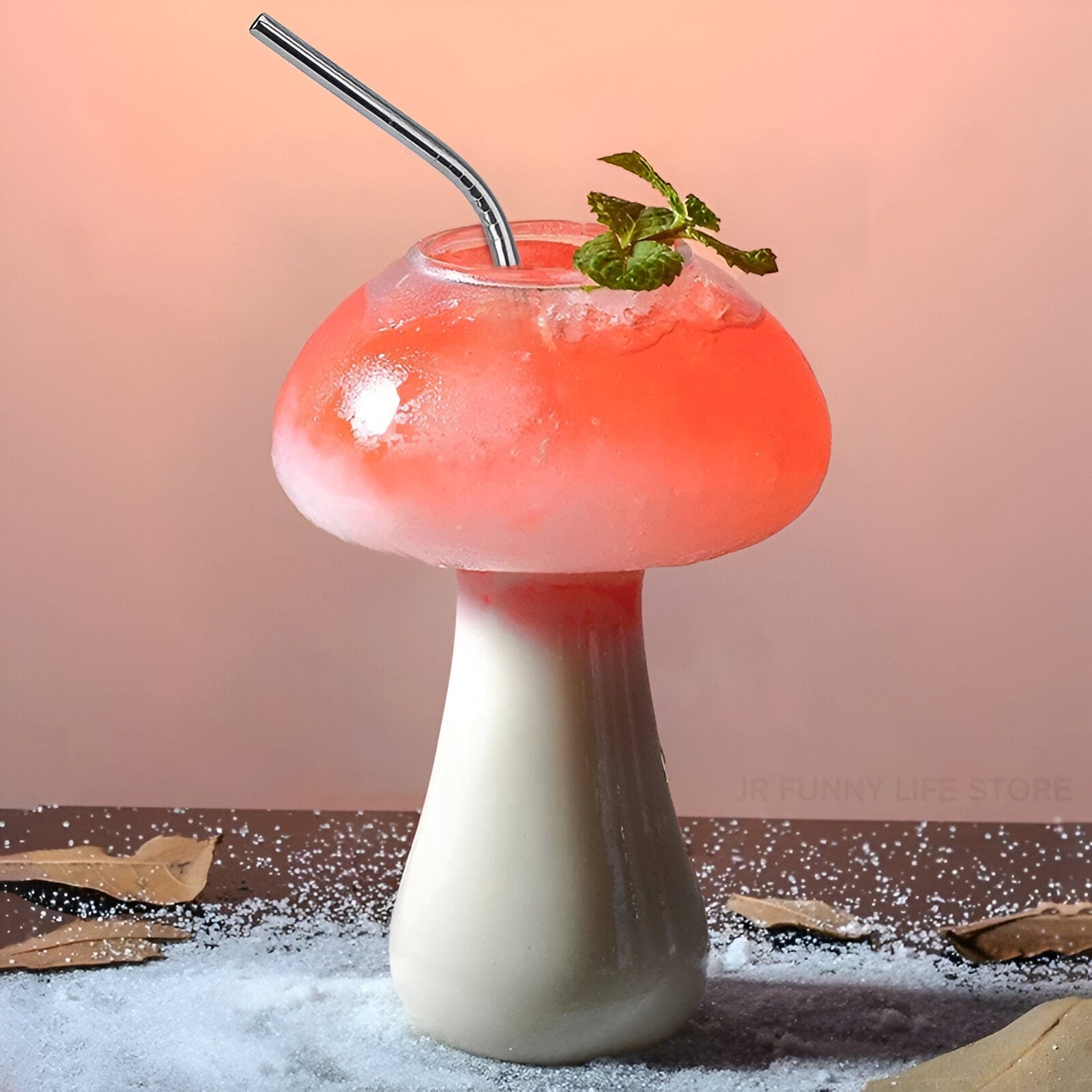 Bicchiere da cocktail a forma di fungo