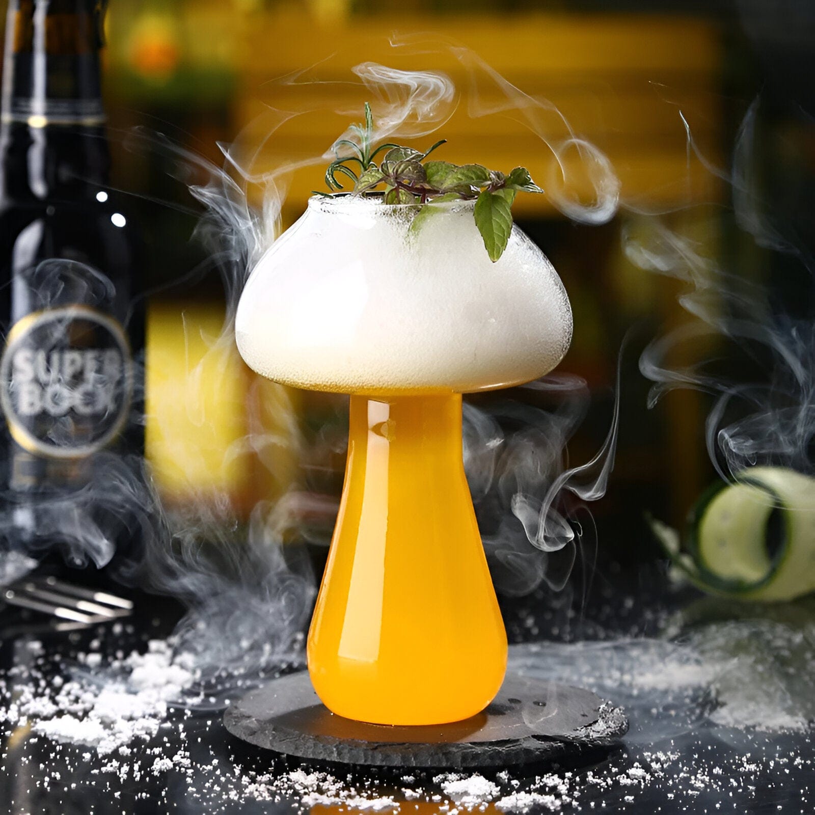 Mushroom Cocktail Glass Cup