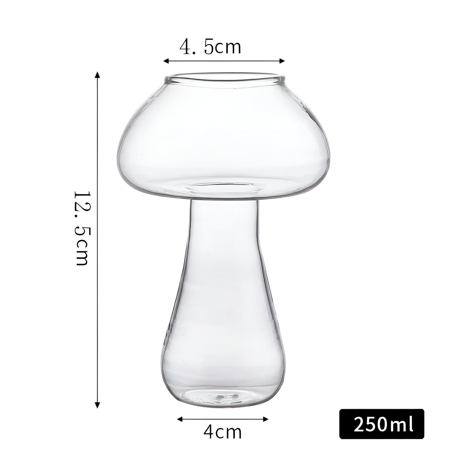 Mushroom Cocktail Glass Cup