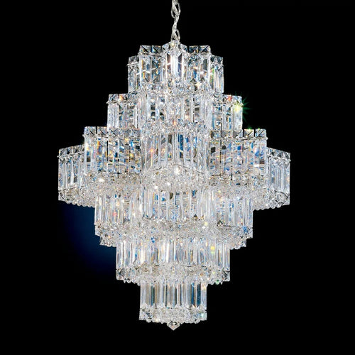 Ethereal Icefall Crystal Chandelier