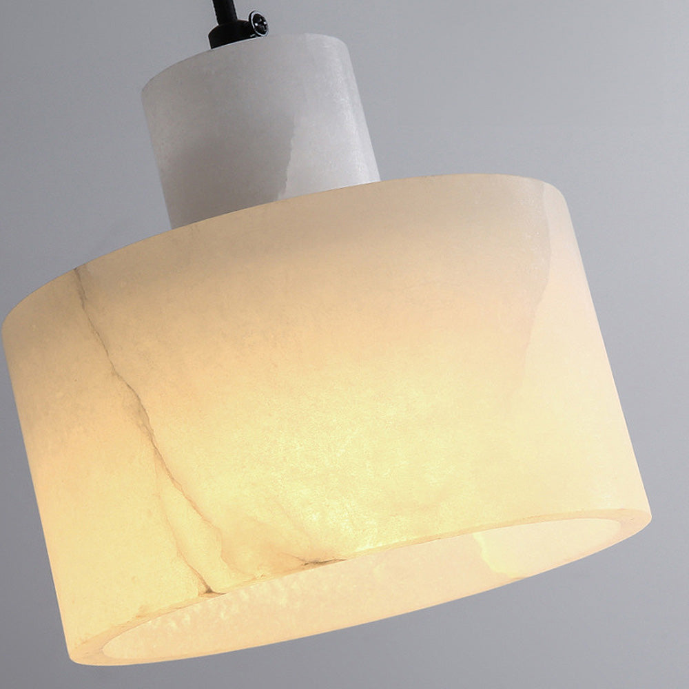 MarbreSimplicite - Scandinavian Hanging Lamp made of White Marble