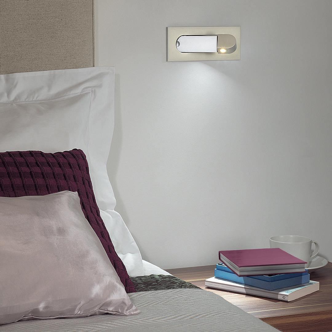 LumiNook - Lampada LED contemporanea per comodino