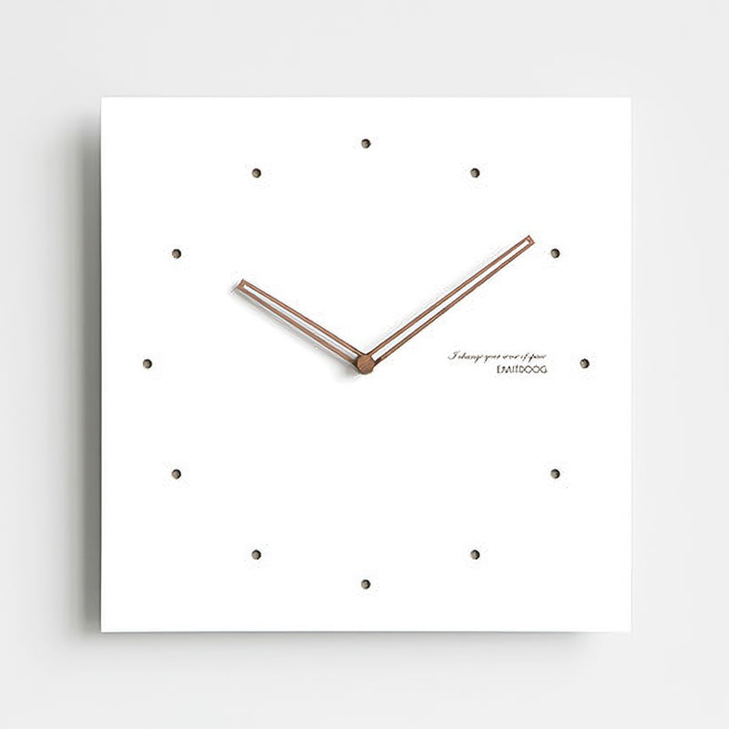 White Quadrangle Wall Clock Series