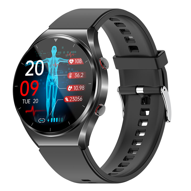 One-Click Blood Sugar|Blood Glucose Blood Pressure ECG|ECG HRV Heart Rate Monitor Health Smart Watch