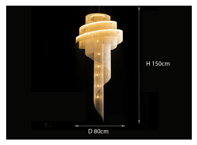 Tassel Spiral Chandelier