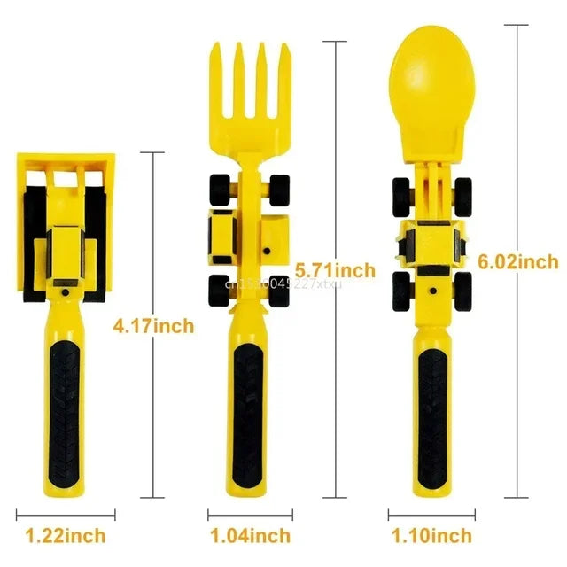 Construction Dinner Set™ – Schluss mit dem Chaos am Esstisch – kreatives Besteckset