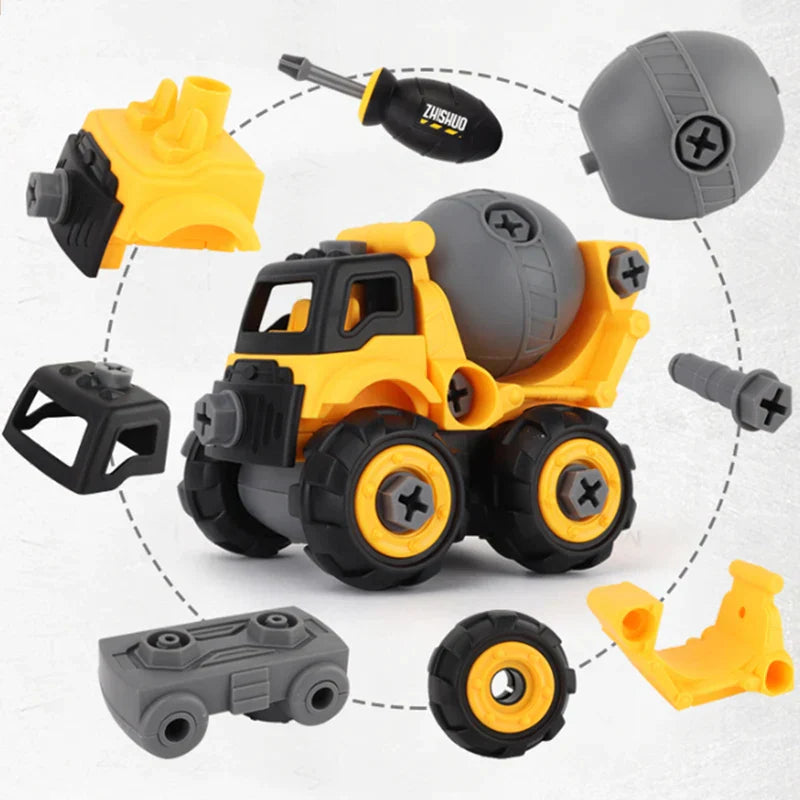 Construction Trucks™ - Inżynieria i wyobraźnia z pojazdami budowlanymi - DIY ciężarówki budowlane