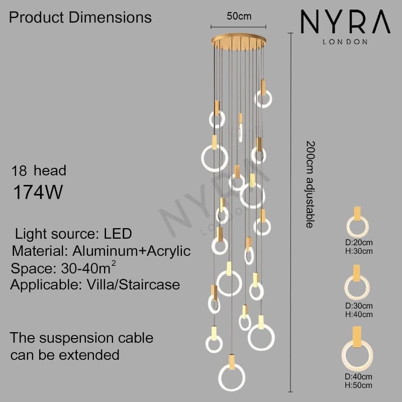 Halo Ring Chandelier