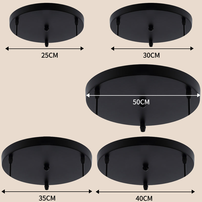 Base de baldaquin pour luminaire suspendu