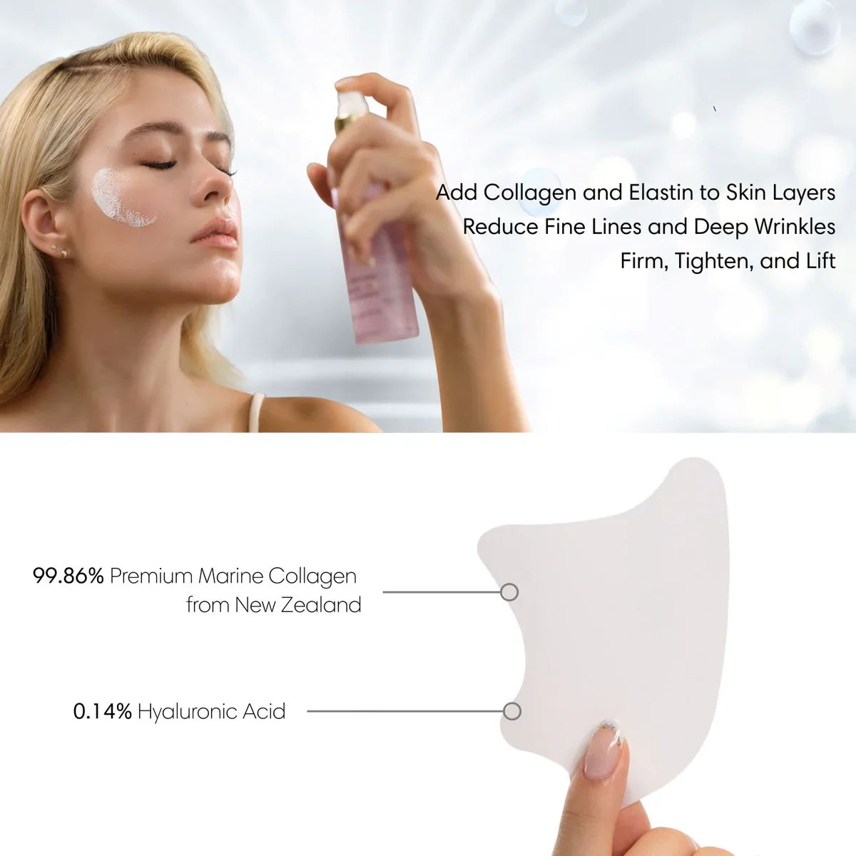 Nanofiber Collagen Mask: Clinically Proven Hydration & Wrinkle Reduction