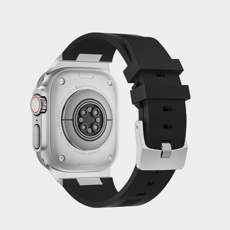 AP New Connector Silicone Band For Apple Watch