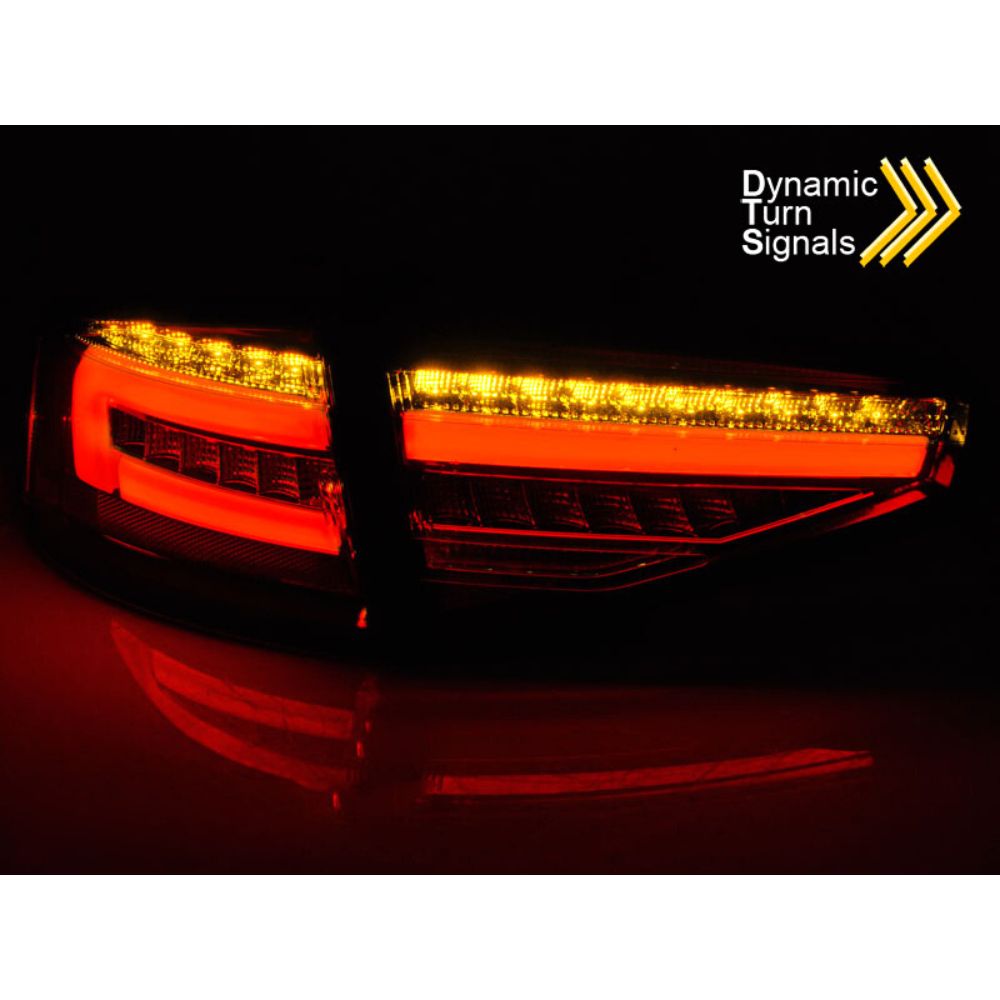 Audi A4 B8 2012-2015 Audi A4 B8 2012-2015 LED światła tylne LED SEQ Czerwony