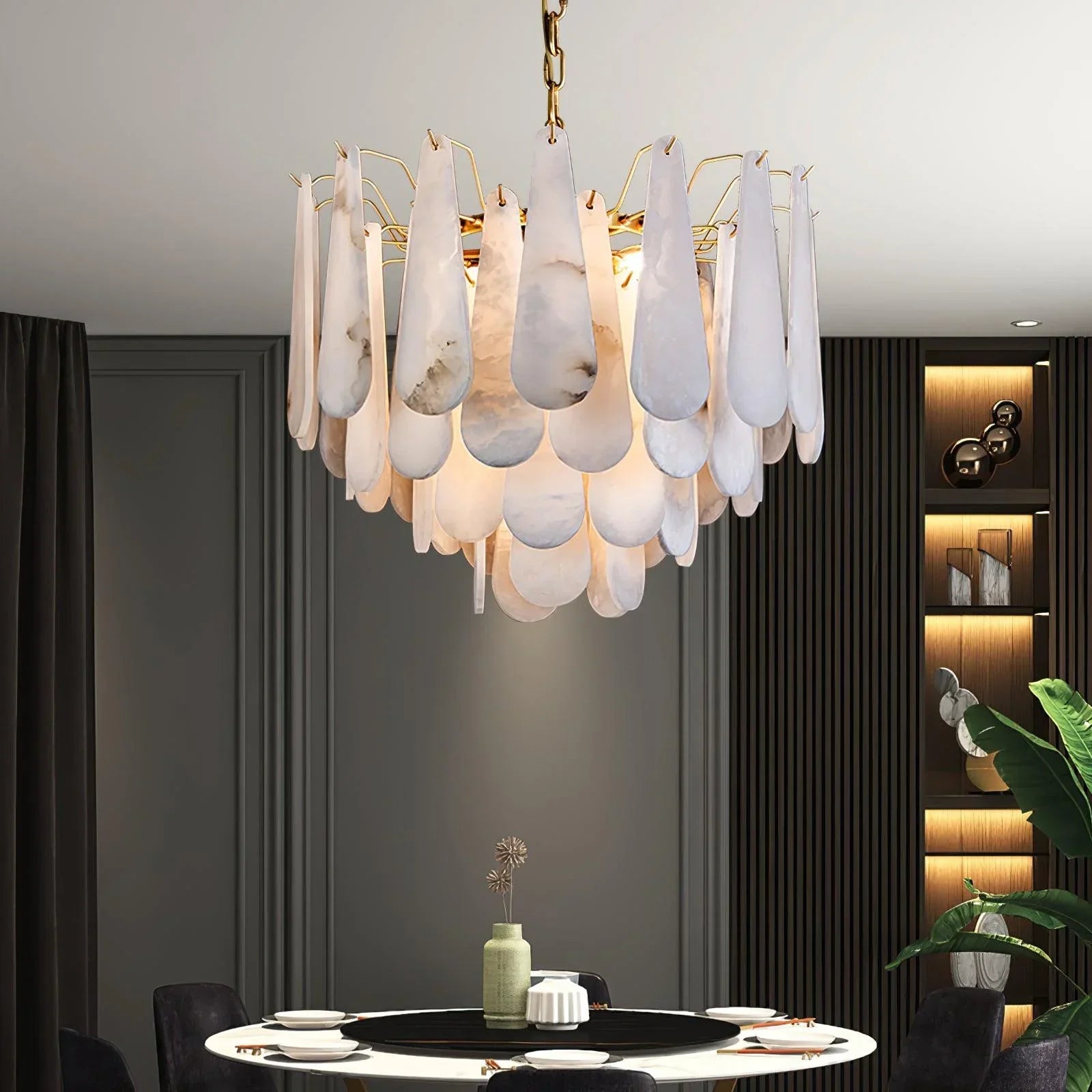 Flora Alabaster Chandelier