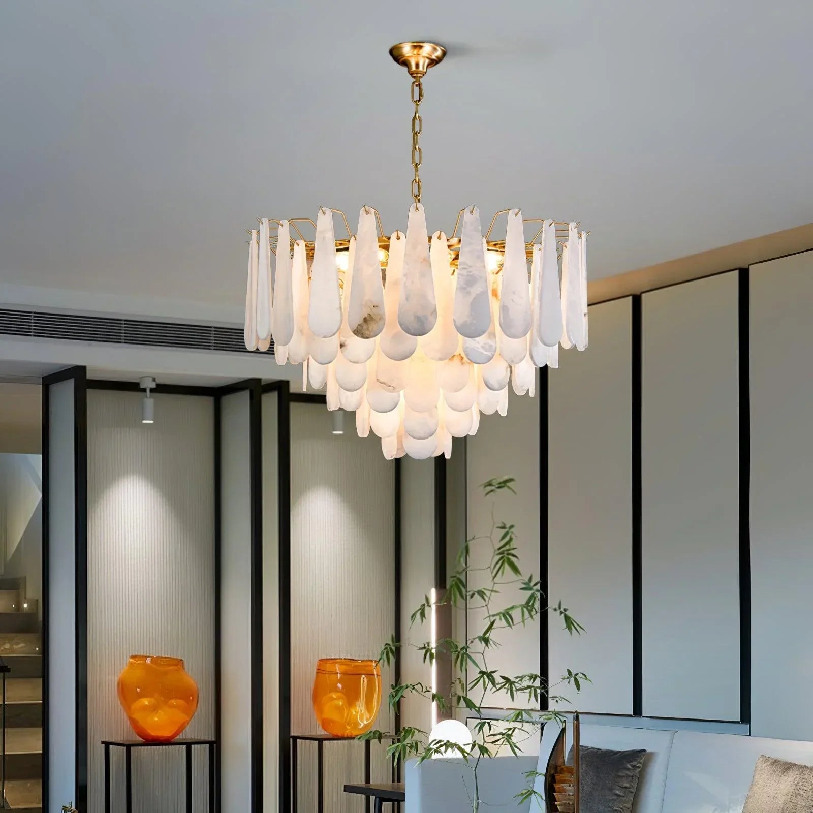 Flora Alabaster Chandelier