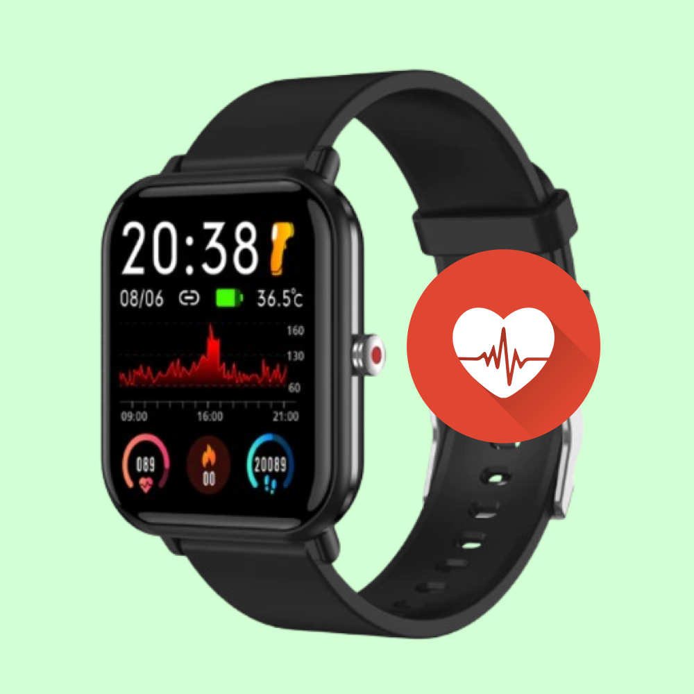 2024 Blood Pressure Monitor Wrist Face Sport Waterproof Blood Pressure Smart Watch For Android iOS