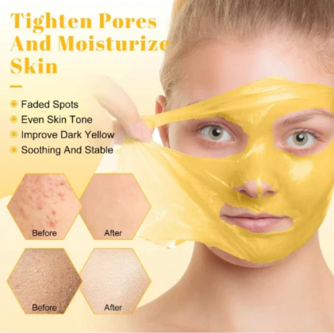 Honing scheurend masker