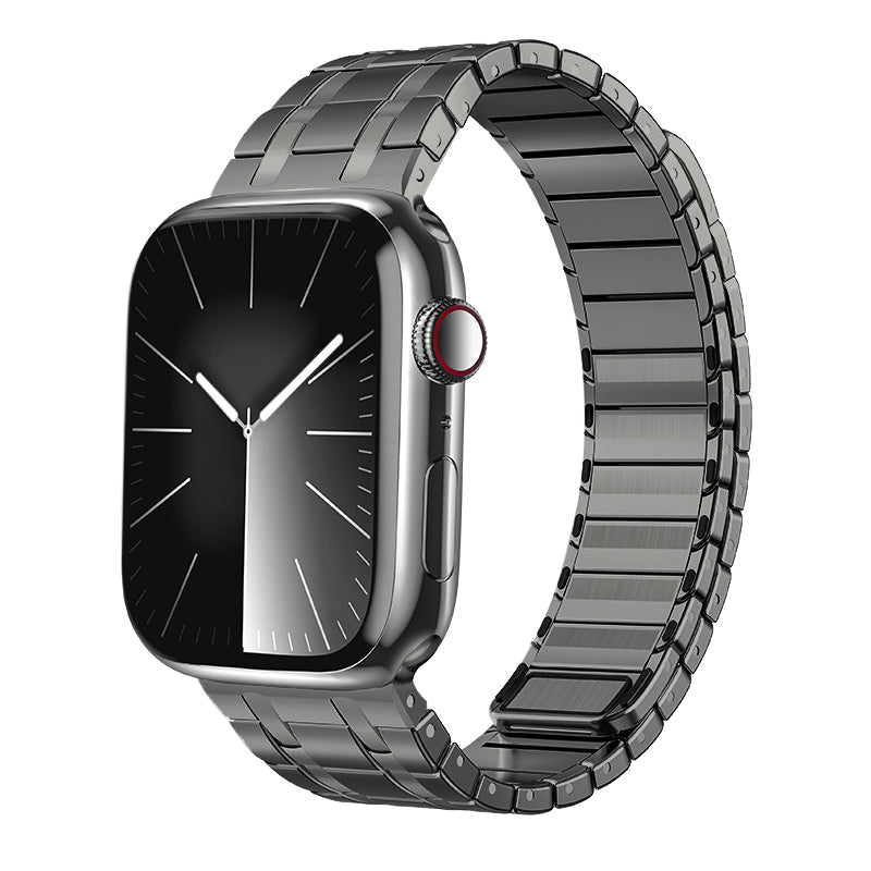 Cinturino magnetico in acciaio inossidabile satinato AP per Apple Watch