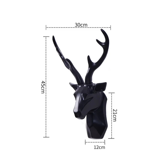 MajesticStag - 3D Deer Head Statue