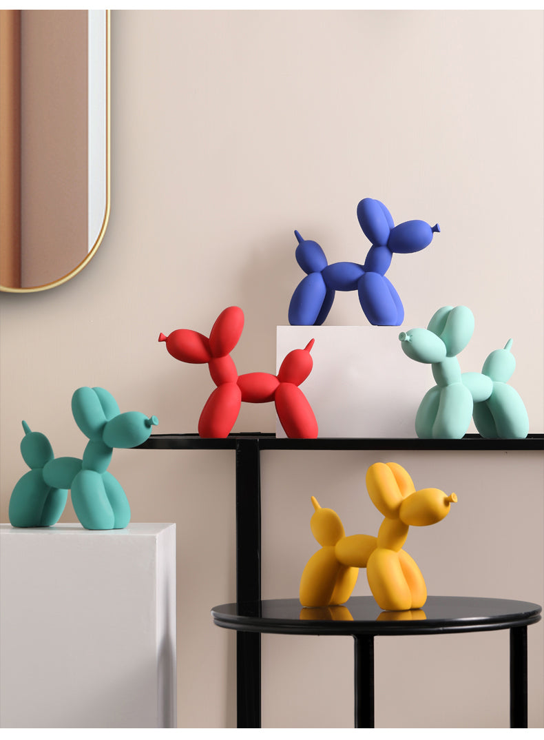 Figurinas de Decoração de Cão Balão