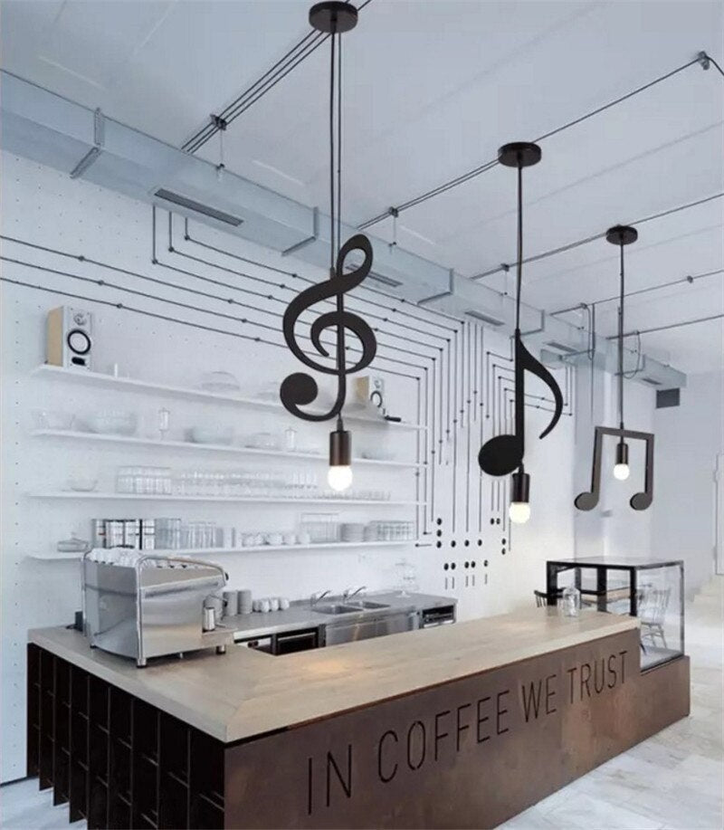 LYF Music Notes New Modern Nordic Pendant lights