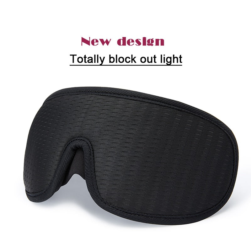 3D Sleep Mask | Light Blocking and Soft Padded