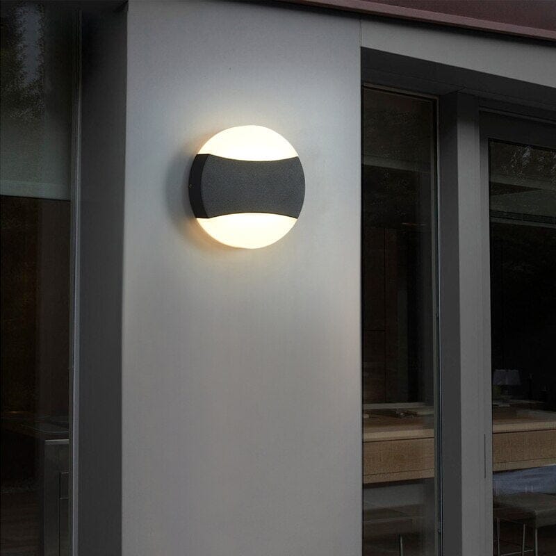 Luz de Pared Exterior Circular