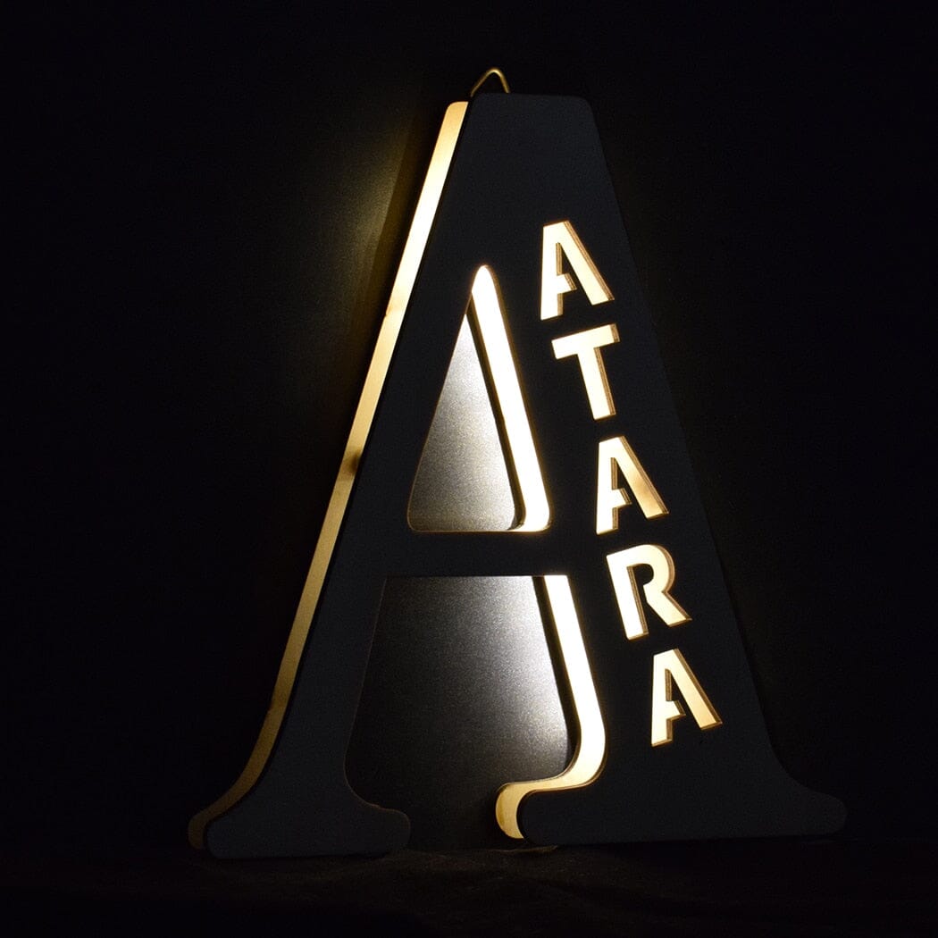 Alphabet LED Wandlamp