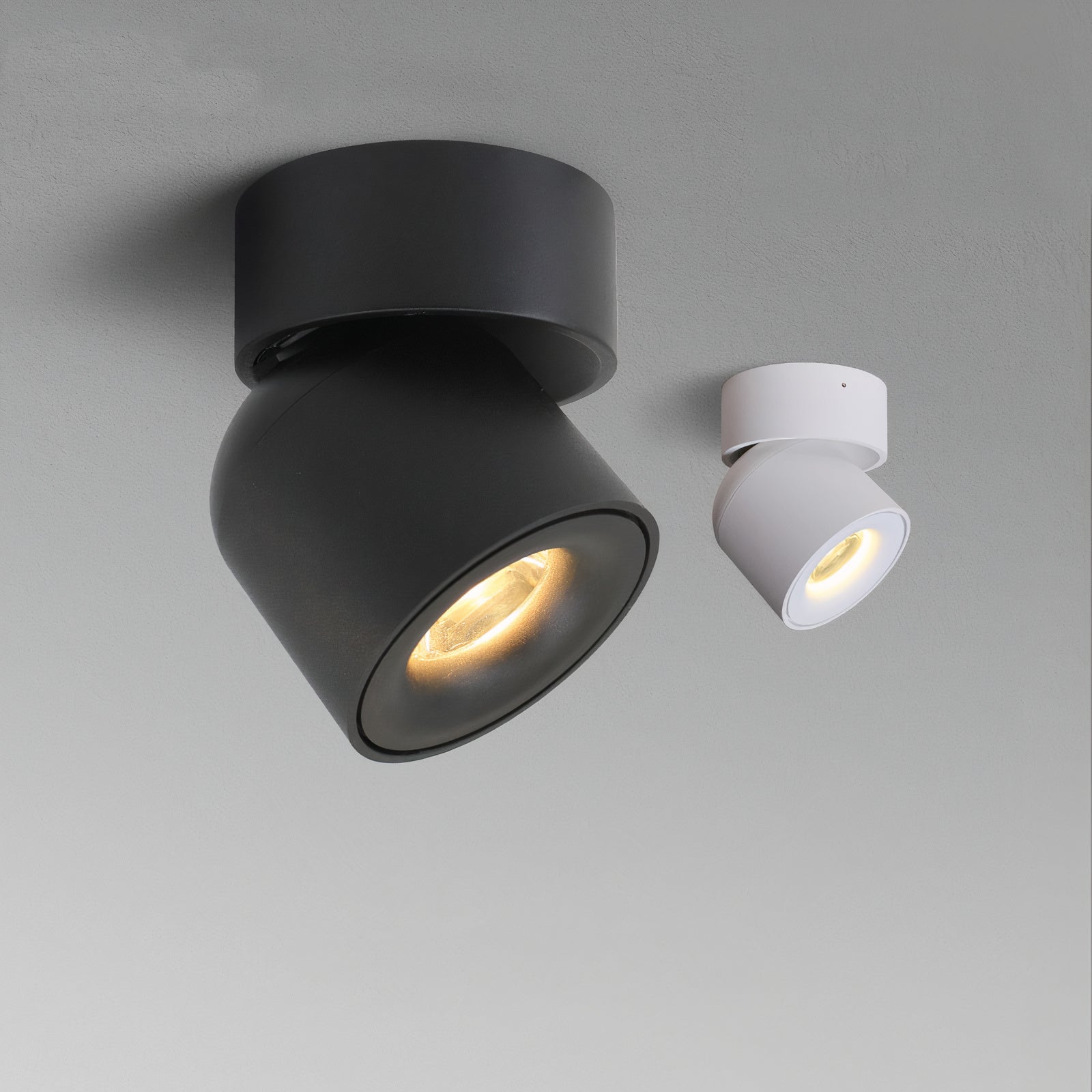 AiS LED Ceiling Light Surface Mounted 360 Degrees Round Curve Rotation