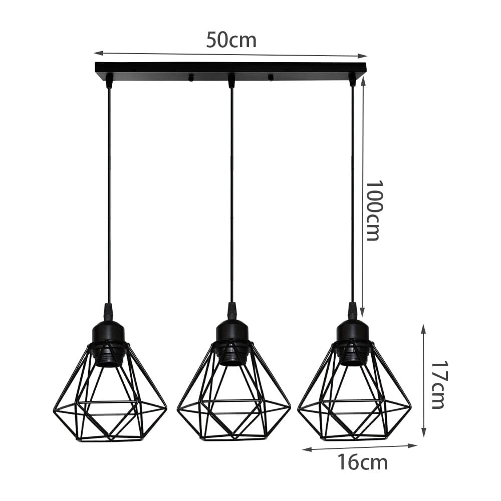 Vintage Iron Frame Pendant Collection