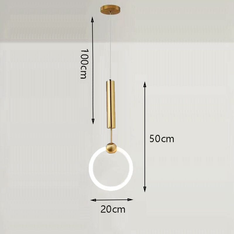 Lampe suspendue LED Nordic Hoop