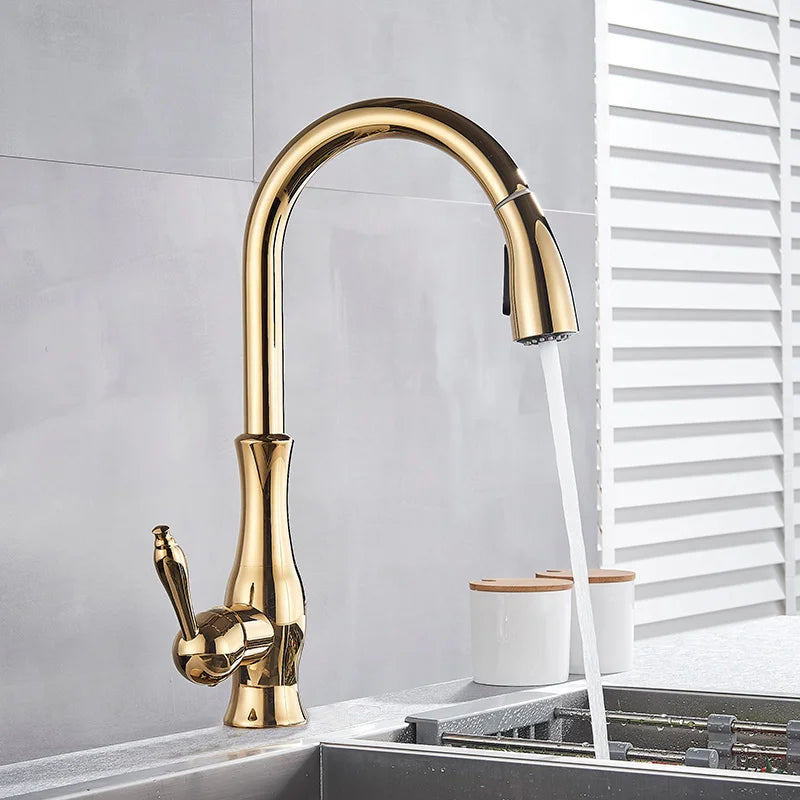 GlamFaucet – Goldene Küchenarmaturen