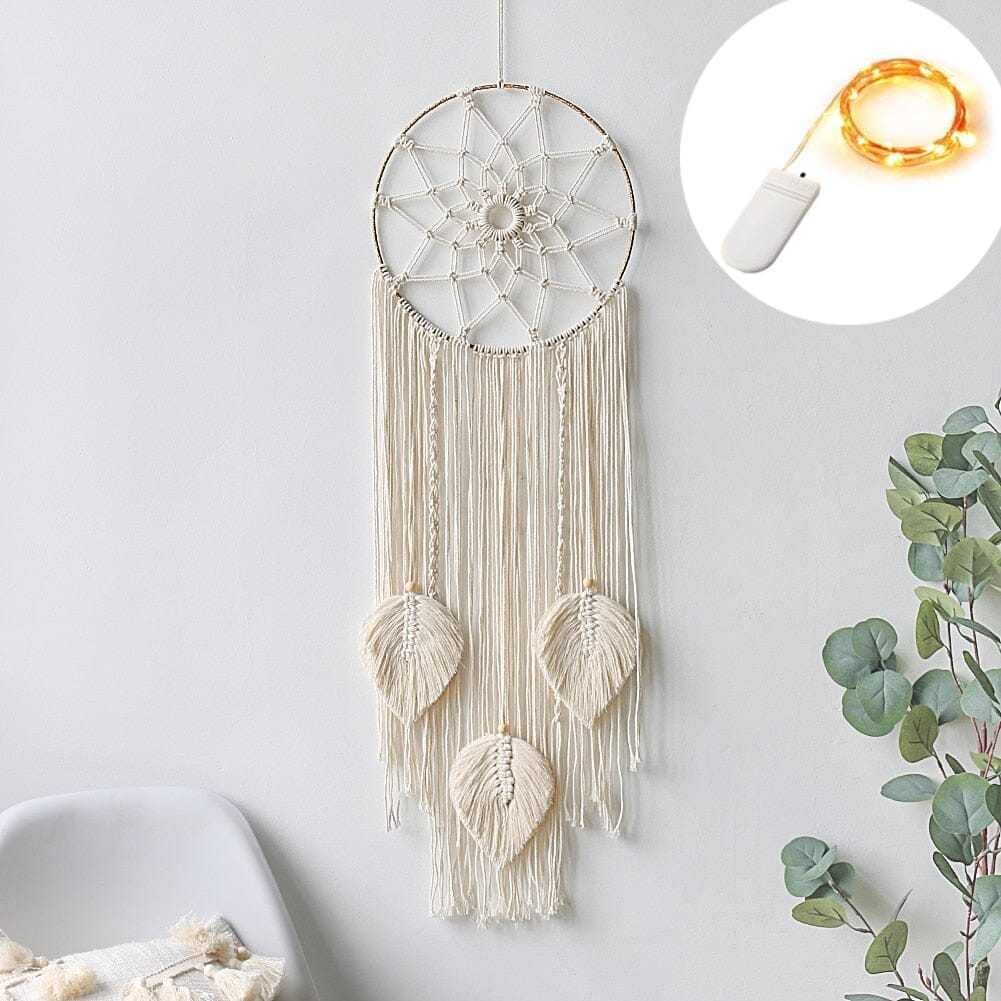 Macrame Dream Catcher With Lights